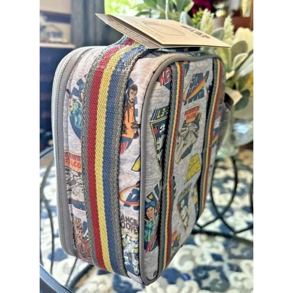 Pottery Barn School Disney Star Wars LUNCH BOX BAG SOLO travel boy Vader space -